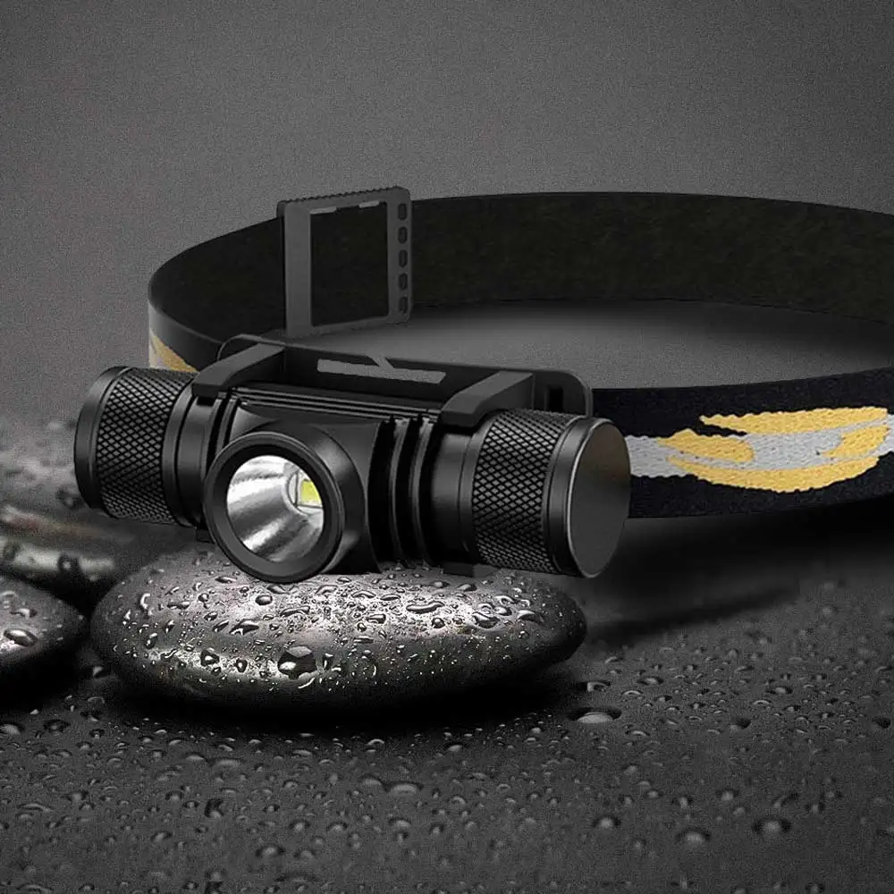 Dimming LED Headlamp Powerful 1000LM Headlight Type C USB Rechargeable 18650 Head Light Torch Flash Lamp Camping Fishing Lantern