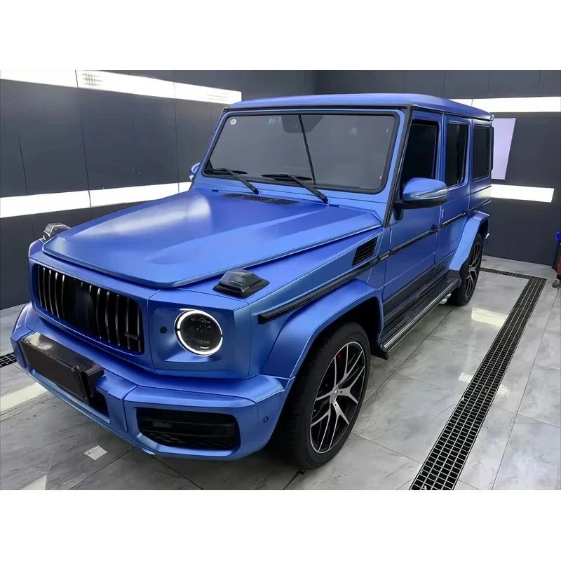 BTC طقم الجسم عالي الجودة لـ G-class W463 G55 G350 G500 ترقية G63 طقم الجسم الواسع الوفير الجمعية الحاجز هود