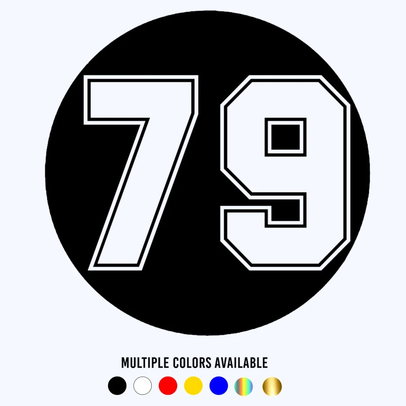 

Figure No. 79 Car and motorcycle stickers waterproof decorative PVC on the rear window of the body bumper