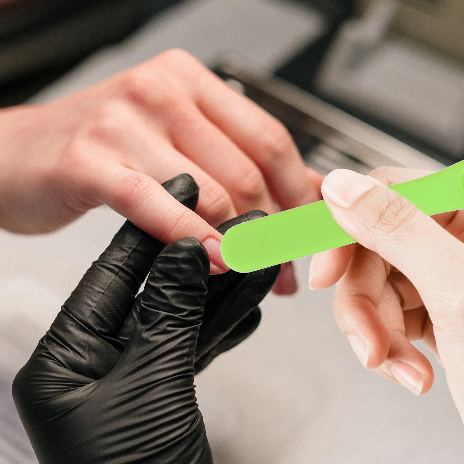 4 個のガラスネイルファイル再利用可能なスムーズ研磨ファイルツーインワンネイルアートツール初心者向けマニキュアペディキュアセット