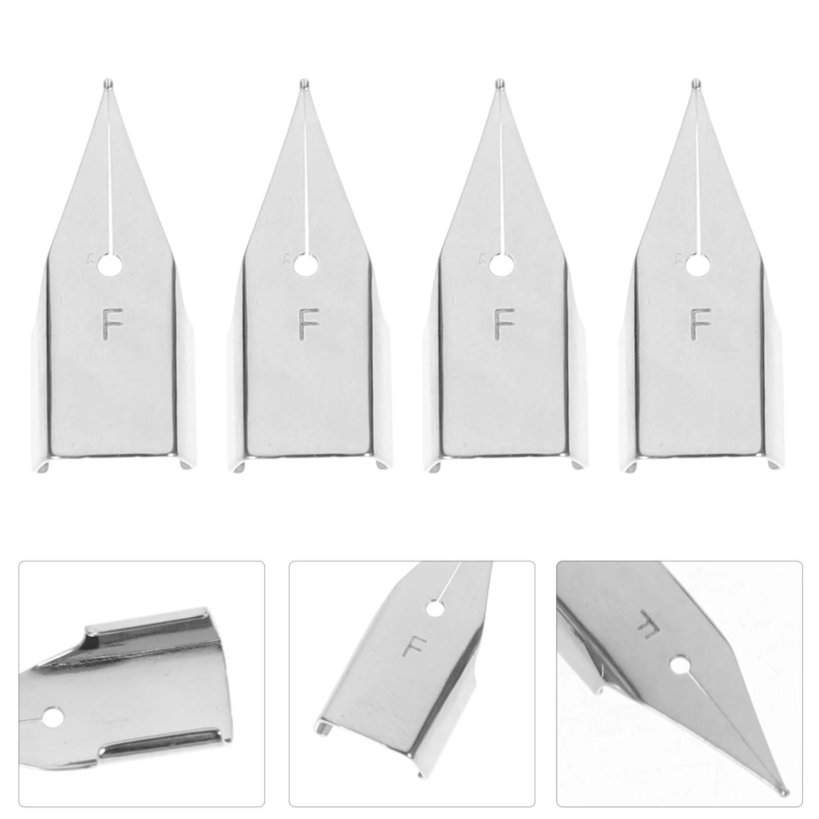 

20Pcs Metal Pen Nibs for Fountain Pen Smooth Writing Calligraphy Nibs Set Students Stationery Drawing Tool Kit