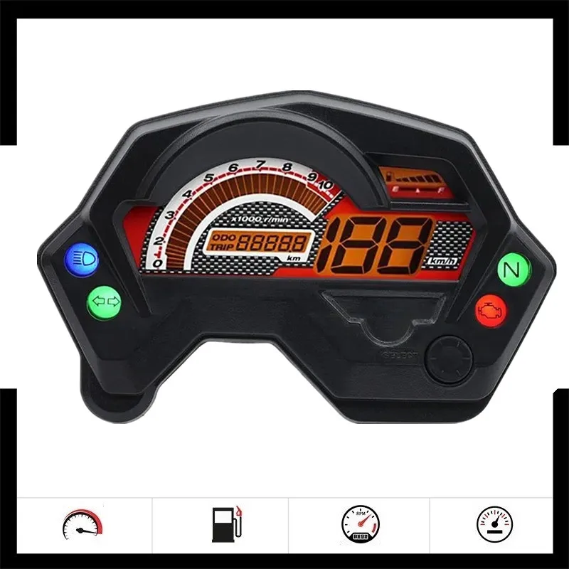 العالمي لدرجة نارية عداد السرعة الرقمية متر إلكترونيات مؤشر شاشة الكريستال السائل لياماها FZ16 FZ 2.0 16 مقهى المتسابق مقياس سرعة الدوران
