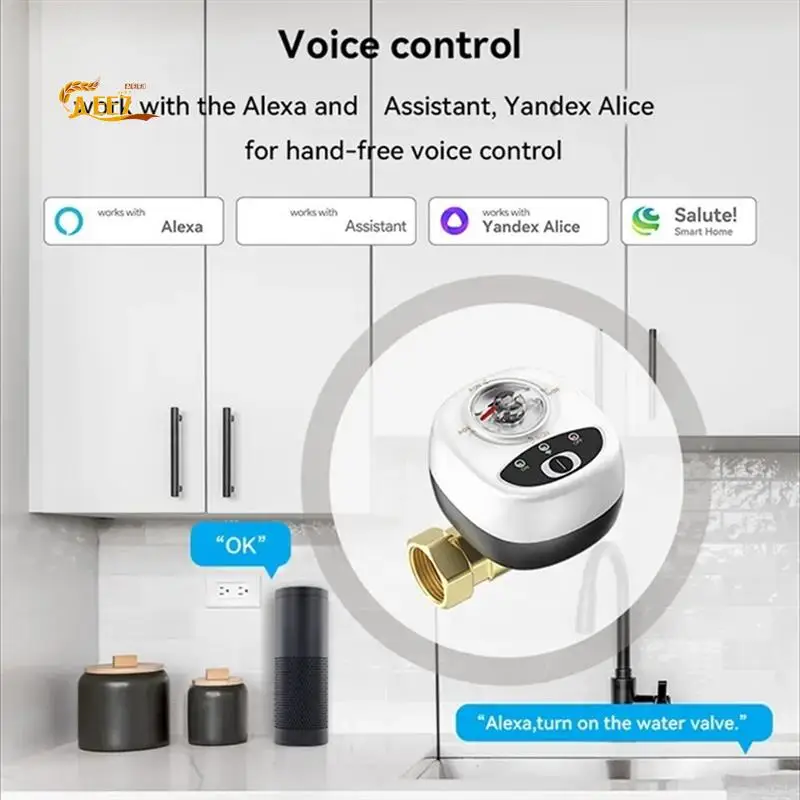 

AEE7-Zigbee умный контроллер клапана Ewelink шаровой клапан приложение дистанционное управление IP65 водонепроницаемый водяной клапан работает для Alexa