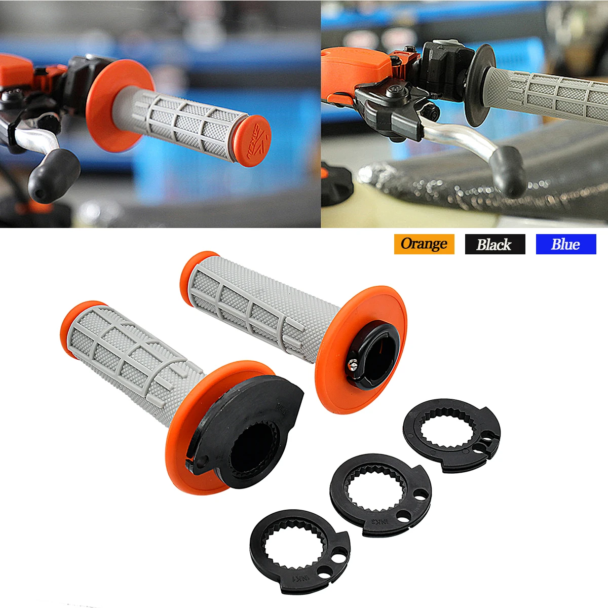 

Motorcycle Accessories universal Handle Bar Grips Handlebar Lock-on Grips For KTM EXC EXC-F SX-F SX-R XC-F XCF-W XC-W 2004-2021