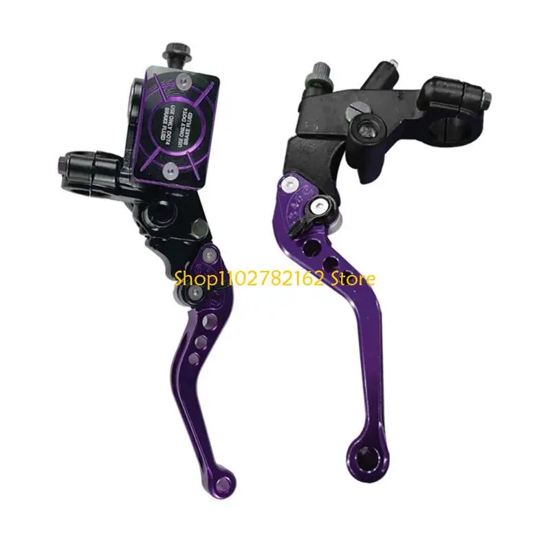 

547B 1 Pair Motorcycle Brake Clutch Cylinder Reservoir Lever 7/8" Brake Clutch Rod Break Lever Hydraulic Cylinder