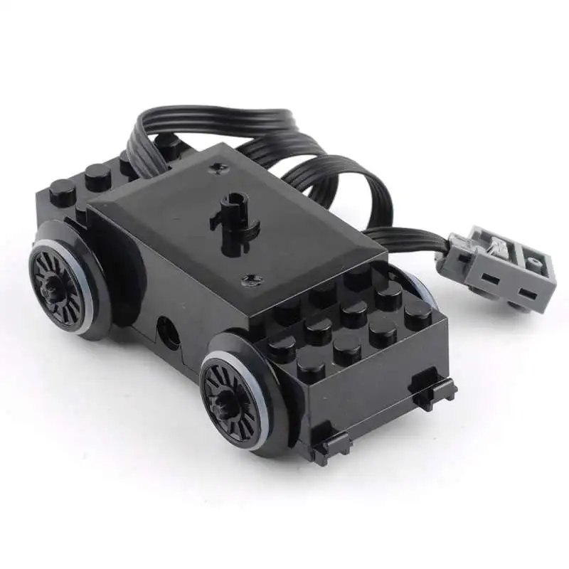 1/2/4 Stück Leistungsfunktionen Zugmotor 88002 MOC Power Up Motor Bausteine für 10254 53401 53400 Schienenschienen