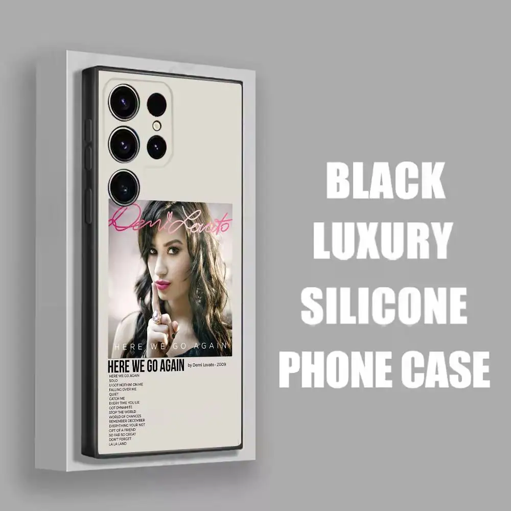 D-Demi Lovato ليس هذا حافظة هاتف عميقة لهاتف سامسونج S22، S24، S20، S25، S23، S30، S21، Ultra، Plus، 5G، Fe، Lite غطاء أسود