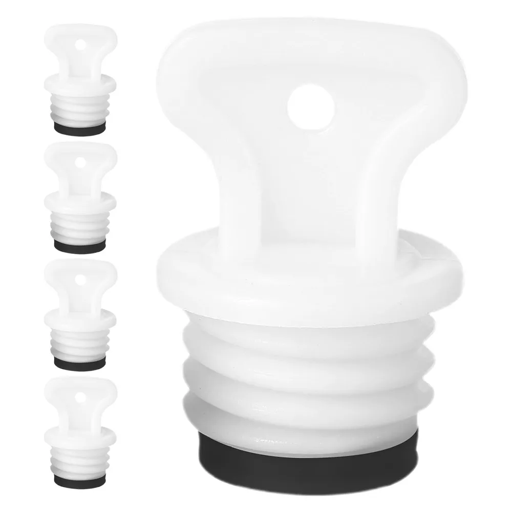 5 pcs Water Bottle Replacement Leakproof Stopper Bag Warm Winter Halloween Christmas New Year Office Worker Bottle Seal Cap Lid