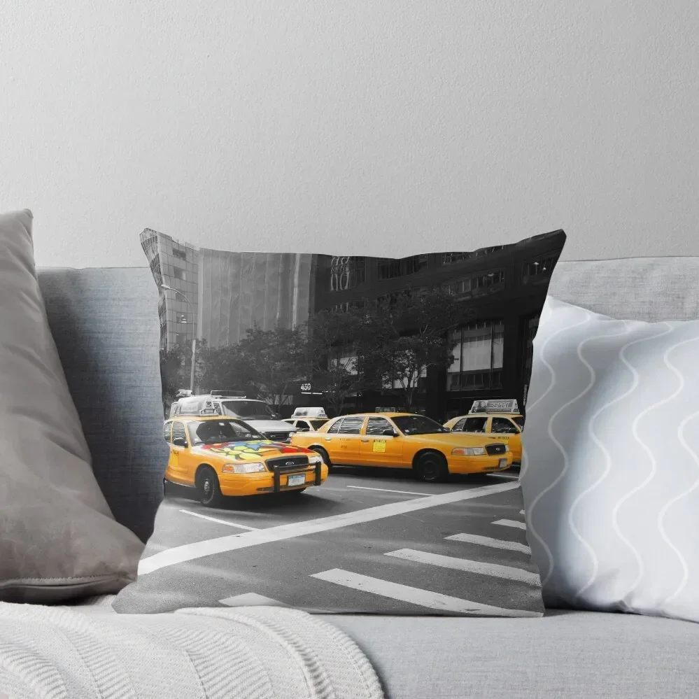 New York Yellow Cabs Throw Pillow bed pillows Christmas Throw Pillows Covers Bed pillowcases Pillow Cover Pillow