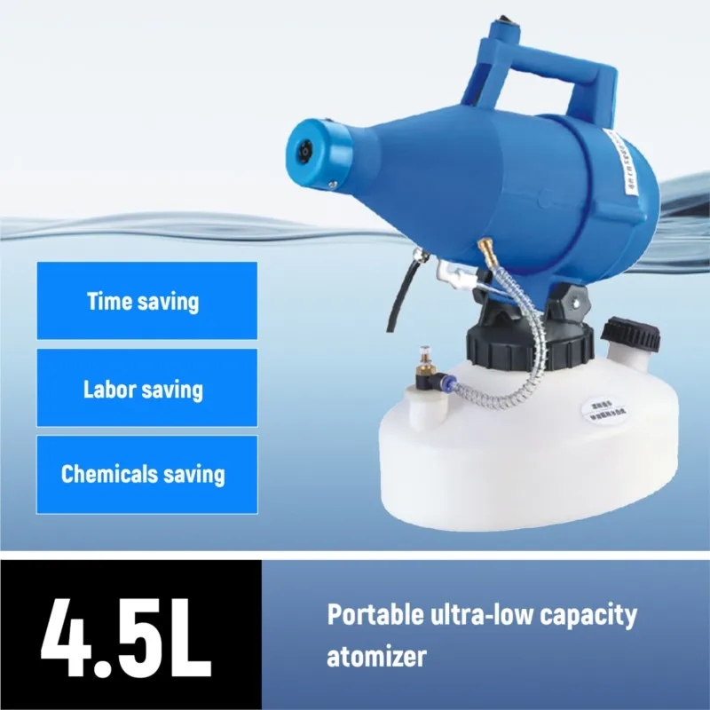 Clearance ! Portable Sprayer Electric ULV Fogger Portable Ultra-Low Volume  Sprayer Fine Mist Blower 4.5L for home garden