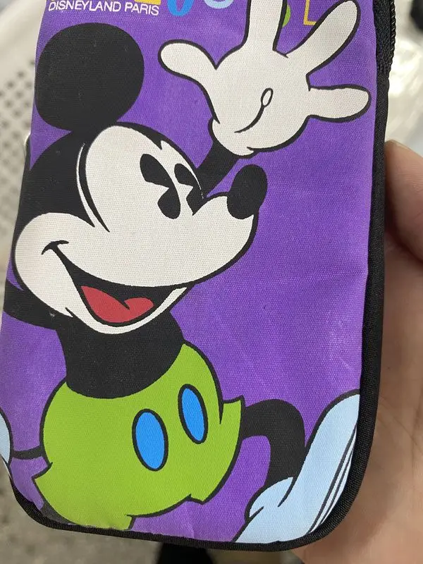 Disney Mickey Mouse Data Cable Storage Bag Cartoon Cute Funny Birthday Gift Bluetooth Earphone Anti-fall Storage Box