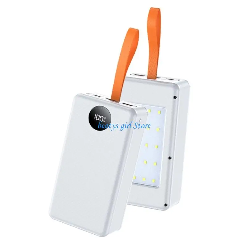 

C7AB Power Battery Box 12 слотов для длительных поездок 12x 21700 Чехол для зарядки аккумуляторов Высокое энергопотребление USB