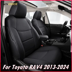 Customized Full Set Car Seat Covers for Toyota RAV4 2013-2024 Hybrid XSE Adventure LE TRD-Off Road RAV4 Seat Protectors