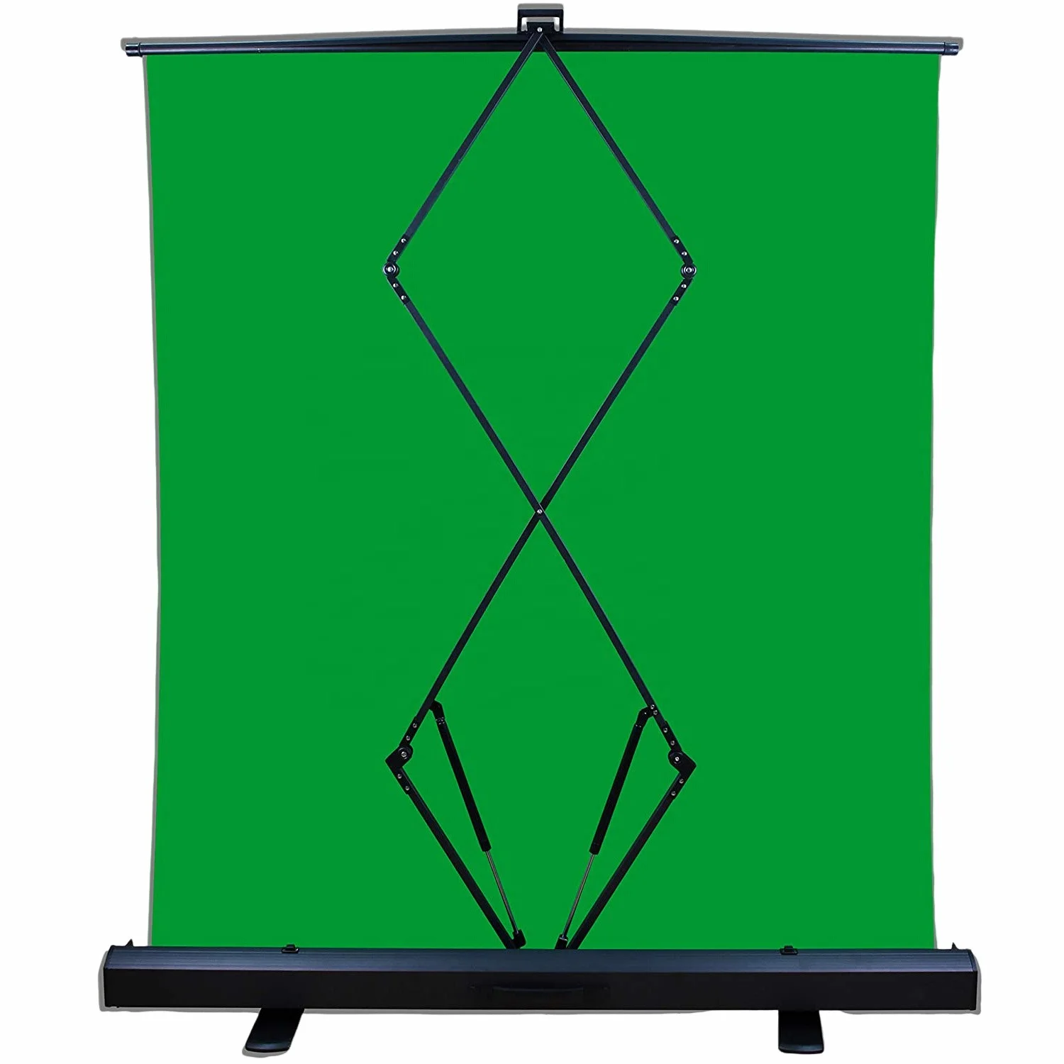 Professional Pull-up Green Screen Backdrop BD2008 Pull-up Style Portable Collapsible Chroma Key Background Panel