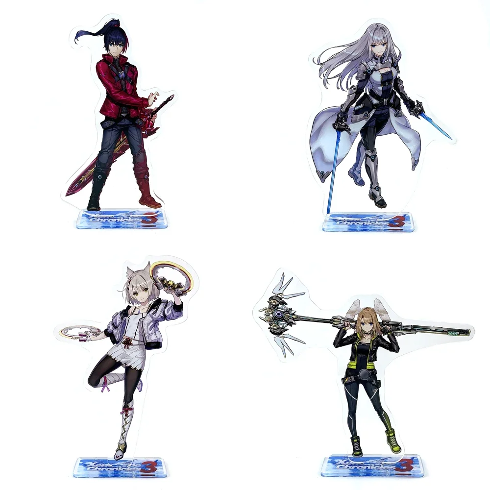 Kroniki Xenoblade 3 Noah Mio Eunie Ethel akrylowe figurki standee dekoracja biurka ozdoba na wierzch tortu