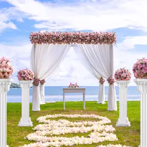 Römische Säule Griechische Säule griechischer Art Plastik Säule Blume Säule Säule Dekoration Mehrzweckfoto -Proportion Hochzeit Dekoration 11 Hauptverkäufe griechische Säulen - №4