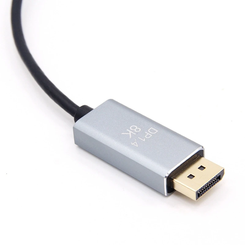 1.8 متر USB C إلى DisplayPort 8K 120 هرتز Type-C إلى كابل 1.4 محول توسيع الشاشة دروبشيب