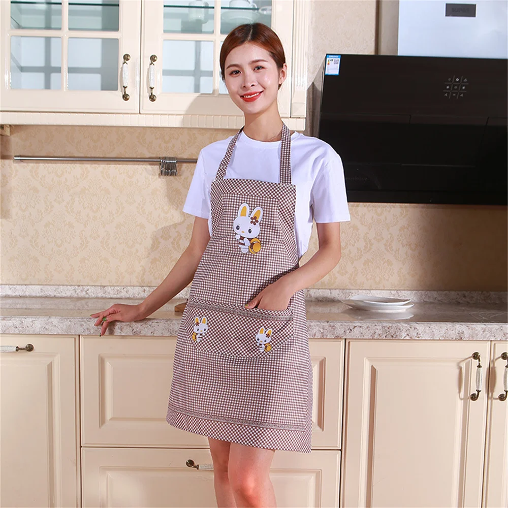 Household Apron Easy To Clean Convenient And Comfortable Size Fits All Peach Skin Anti-fouling Accessories Cooking