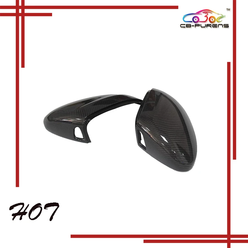 

For Volkswagen VW CC Arteon Passat Touring Magotan 17-22 Replacement Style With/No Assist Real Carbon Fiber Side Mirror Cover