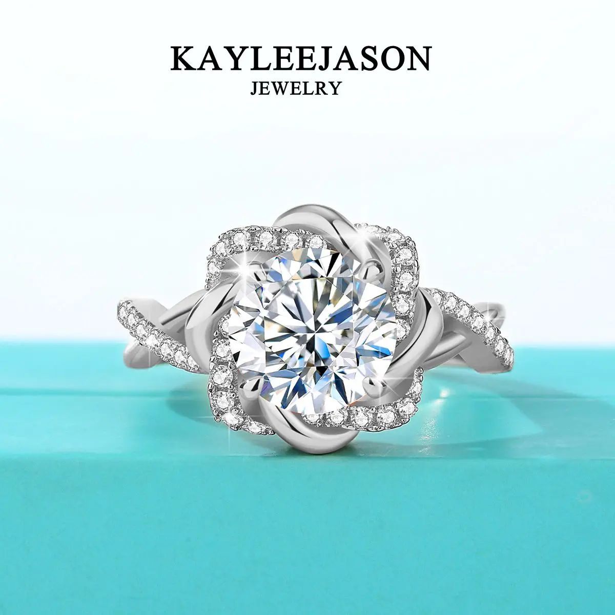 

Classic 925 Sterling Silver Women Wedding Band Moissanite Zircon Inlay Small Twisted Vine Analog Bridal Ring Engagement Jewelry