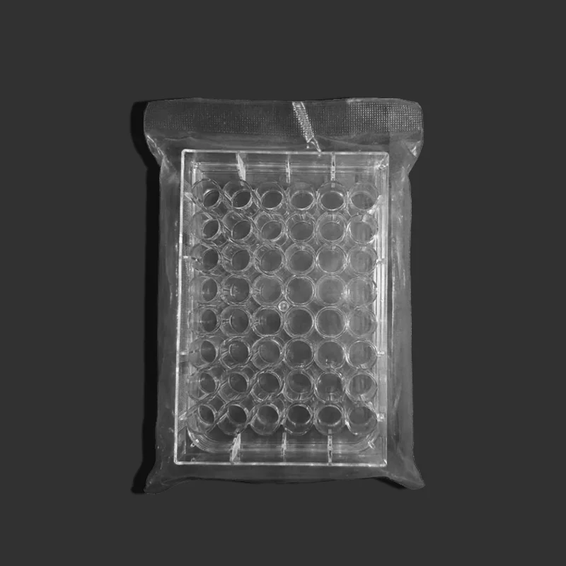 Glass Petri Dishes Experimental Cell Bacterial Compartments Bacterial Culture Plate Sterile Package 48 holes