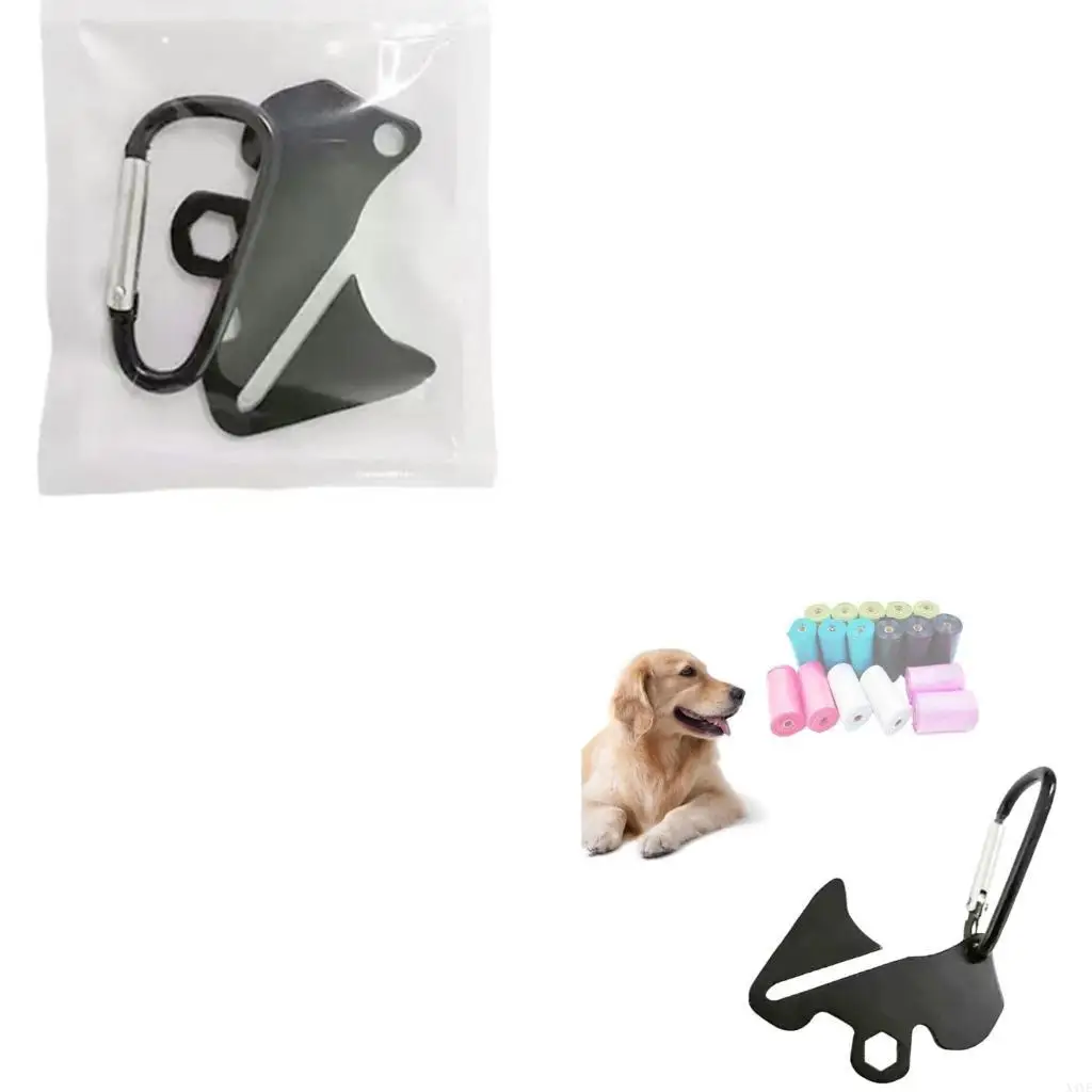 

X4YE Useful Dog Poop Pickup Bag Holder Clip Waste Bag Secure Clip for Outdoor Walking