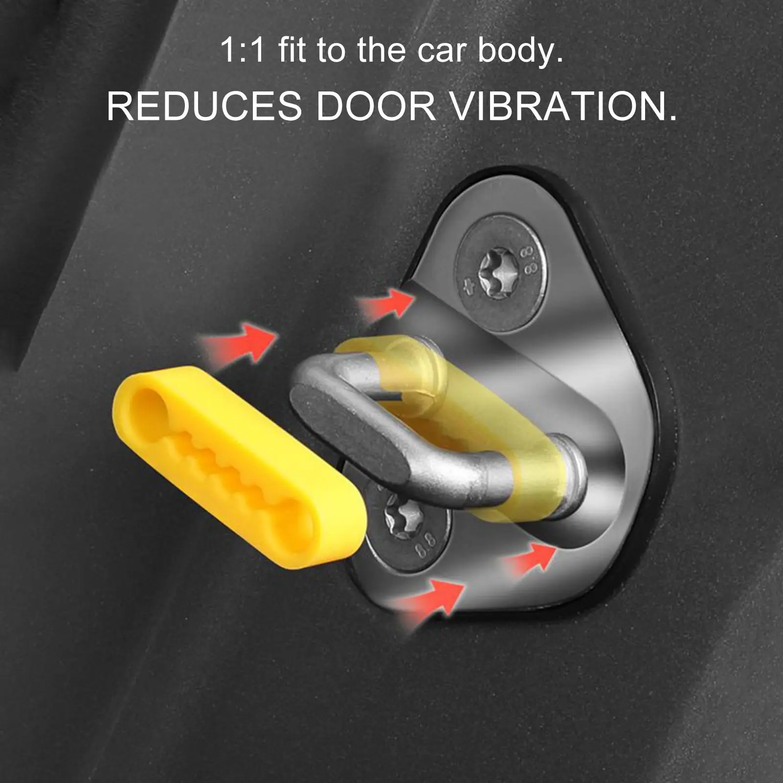 

For RV Car Door Shock Absorber Pads Silicone Damper Cushion Car Door Silencer Pad for Vehicles RV Truck Automotive Sedan Pickup