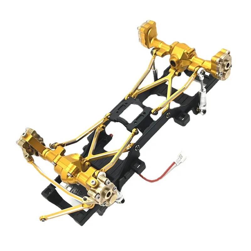 Metalen Upgraden En Inbouwen Cnc Proces Chassis As Vaste Link Steering Link Kit Voor Fms 1/24 Xiaoqi FCX24 Rc Auto onderdelen