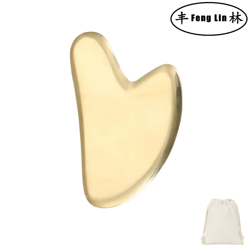 

Brass Facial scarping tools Copper Gua sha massager beauty health guasha massage body metal scraping knife massager tissue