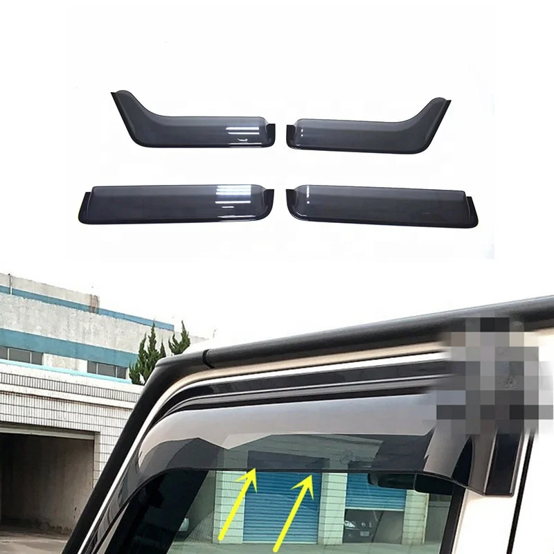 

STLF2021 2022W464 G500 G63 ABS Windows Visor Flashing Wind Deflectors Rain Guards Auto Auto Parts Interior Accessories Body Sys