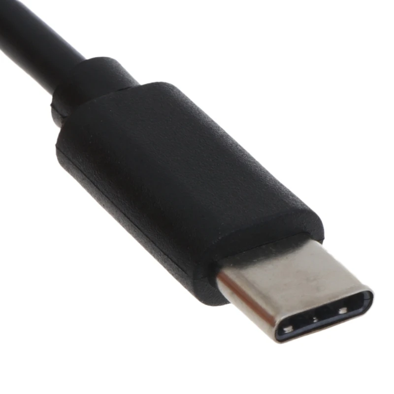 كابل مفتاح الطاقة لراسبيري بي 4B امدادات الطاقة ، USB نوع C ذكر إلى نوع C أنثى تمديد كابل مع زر تشغيل/إيقاف