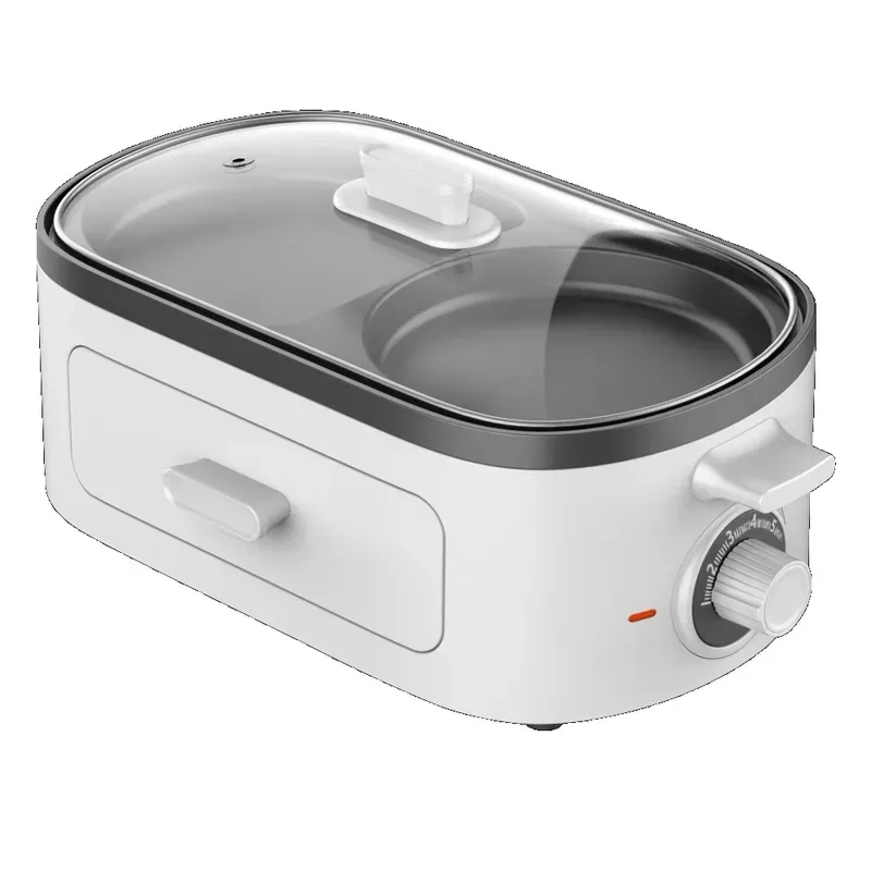 Breakfast , 3-in-1 sandwich maker with removable plates, spill-proof non-stick mesh, easy to clean