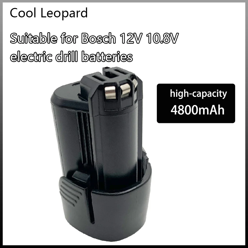 10.8V 12V 4800mAh Rechargeable Battery,For Bosch Electric Drill Tools AT420 BAT411 BAT412 GBA10.8 Electric Screwdriver Battery