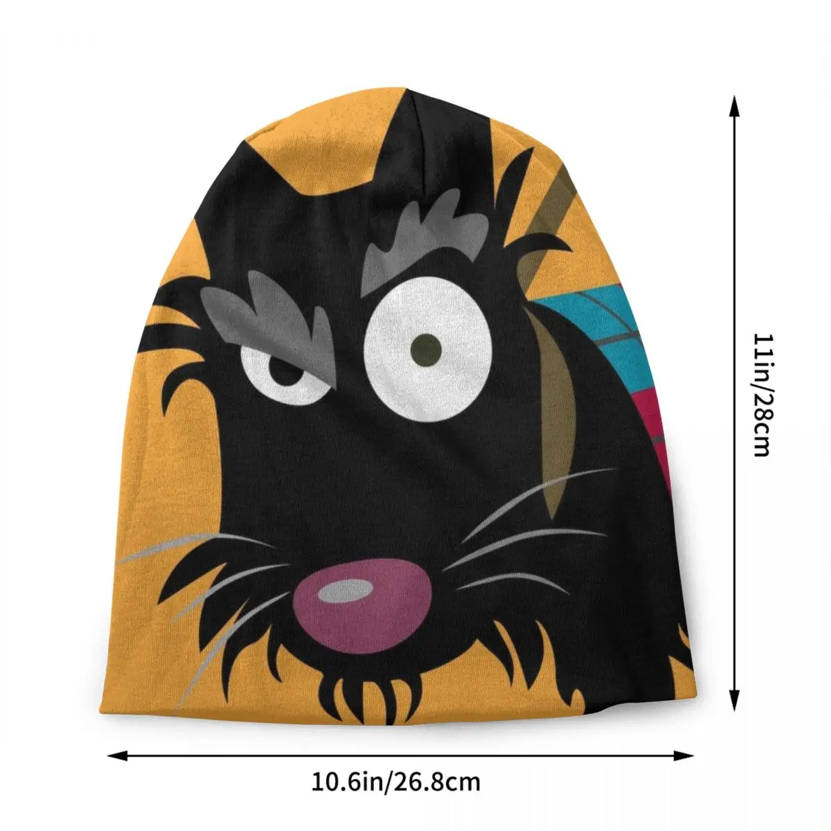 Grappige Scottie Eye Muts Gebreide Mutsen Mannen Vrouwen Mode Unisex Volwassen Schotse Terriër Hond Winter Warme Skullies Muts Caps