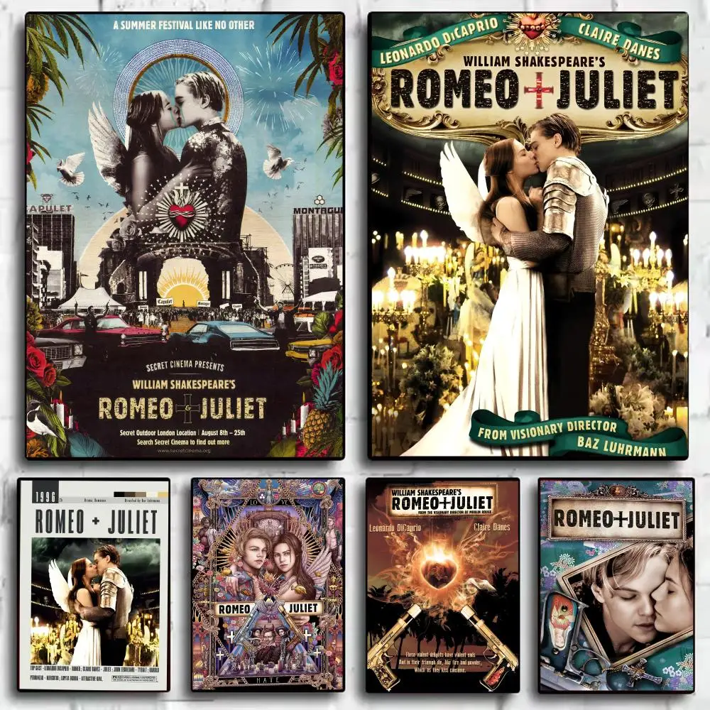 Movie R-romeo and Juliet  Poster Trendy Wall Art Good Sticker Printed on PP Paper for Coffee Office Bar Decoration Best Gift