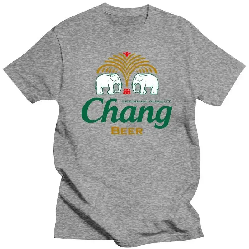 New fashion teeshirt Chang Beer Thai Drink T Shirt Singha Lao Leo Tiger Carabow Bali Gift New From US male short sleeve top