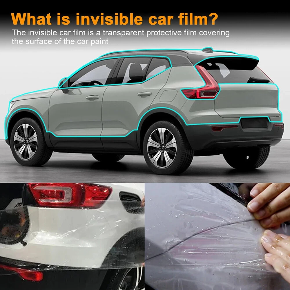 8.5Mil TPU Paint Protection Film For Volvo XC40 Recharge 2023-2024 Pre-cut PPF Kit Clear Bra Car Body Anti-Scratch Resistant