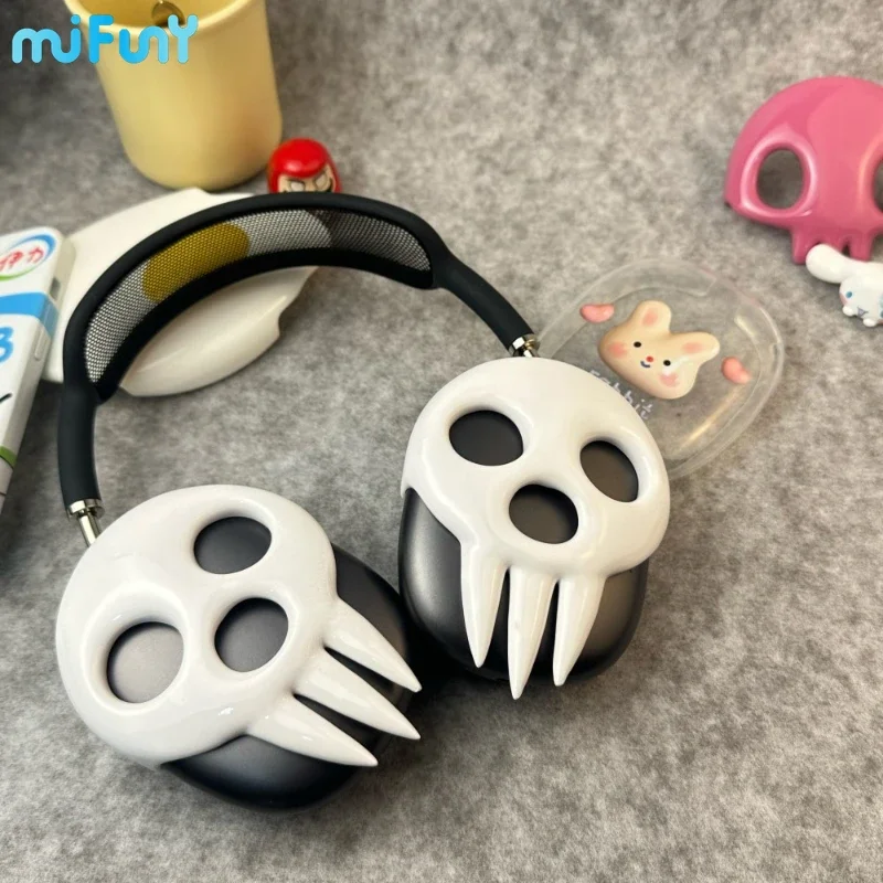 

Чехол для наушников Mifuny Airpods Max, аксессуары для наушников Airpods Max, с дизайном Пожирателя души, черепа смерти