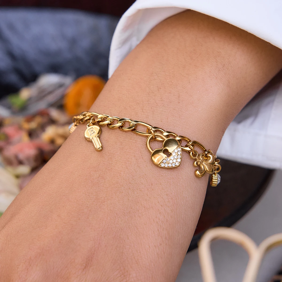 Yori Fashion Stainless Steel K - Chain Lock Combination 评论和价格