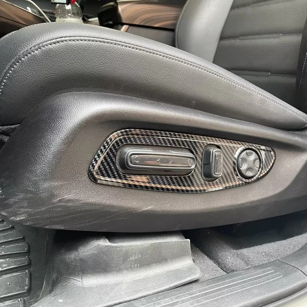 

Carbon Fiber Texture Interior Refit Kit Dashboard Display Screen Decor Frame Armrest Box Cover Trim For Honda CR-V CRV 2023 2024