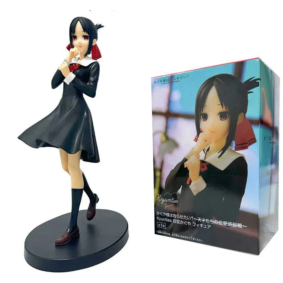 أنيمي لعبة الشكل Kaguya-sama الحب هو الحرب فوجيوارا تشيكا أرنب نموذج الدمى Kawaii فتاة الشكل الدمى اليابانية الديكور