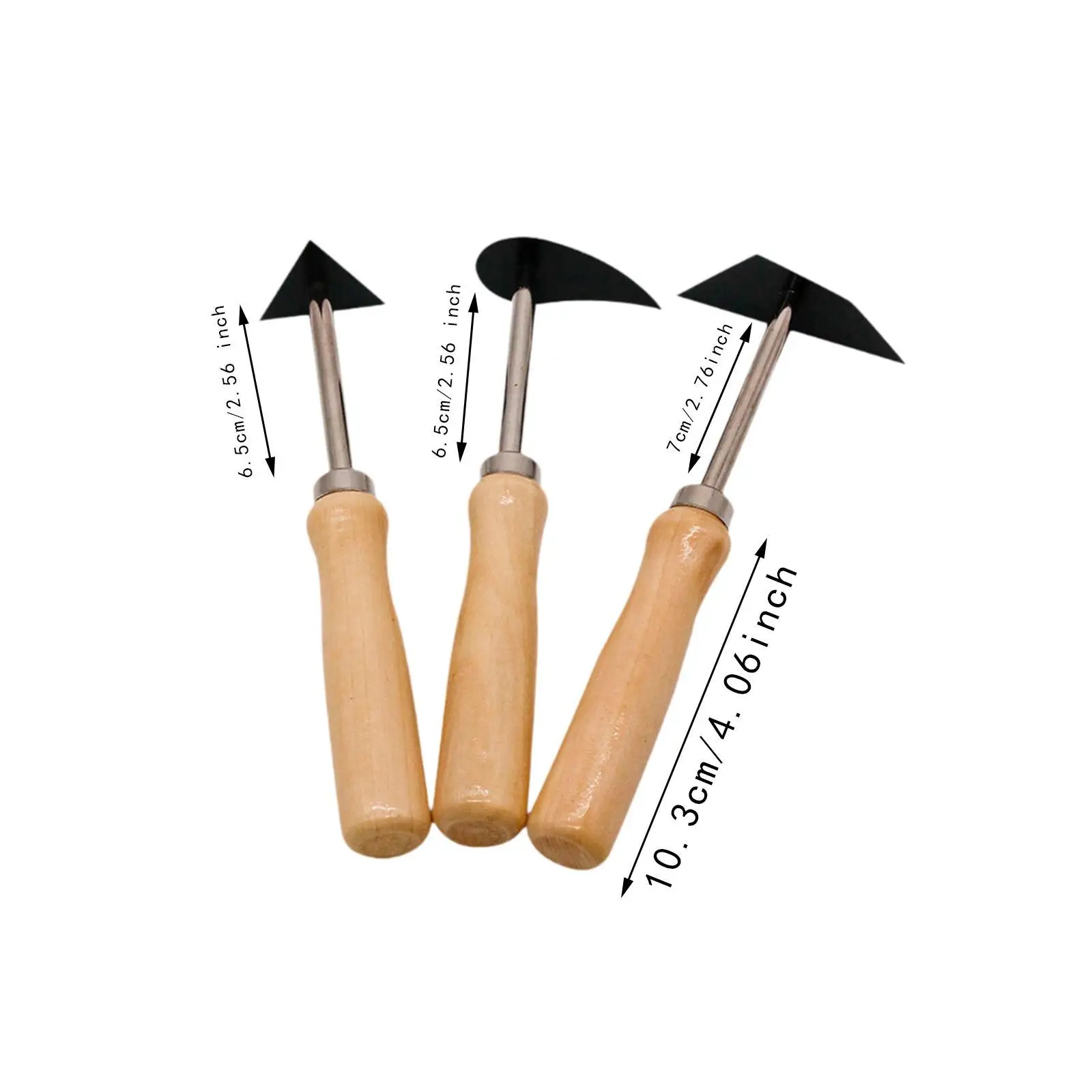 3x Pottery Clay Trimming Scraper Clay Sculpture Tool for Professionals