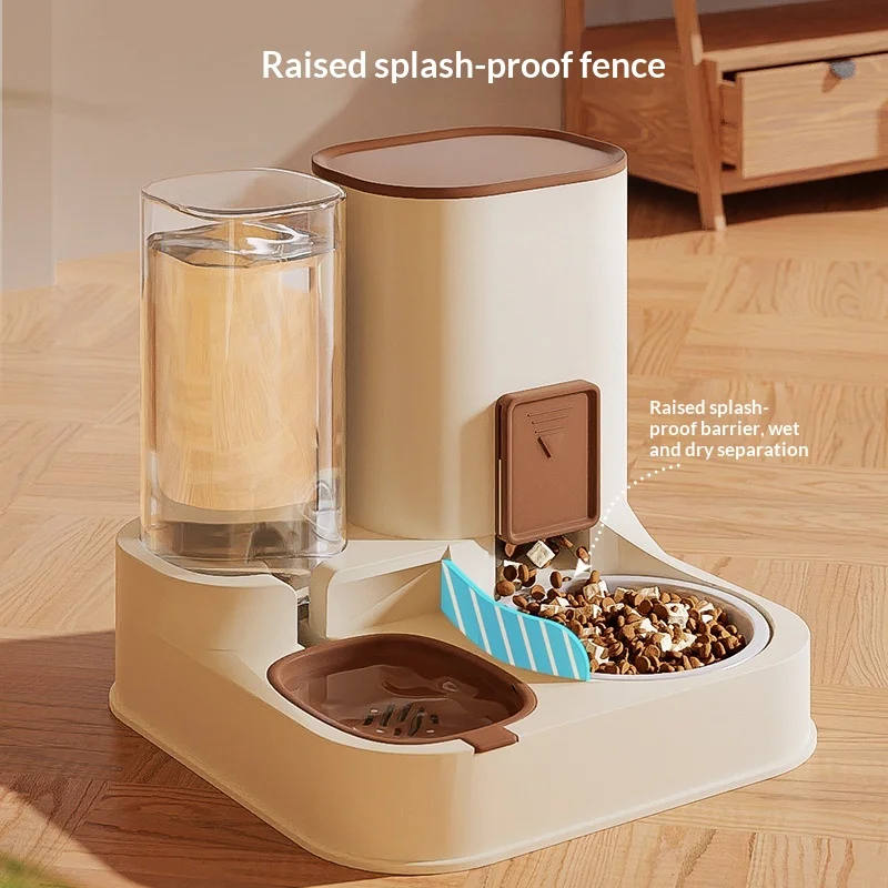 Dispensador automático de agua y comida 2 en 1 para perros, gatos - imagen 4