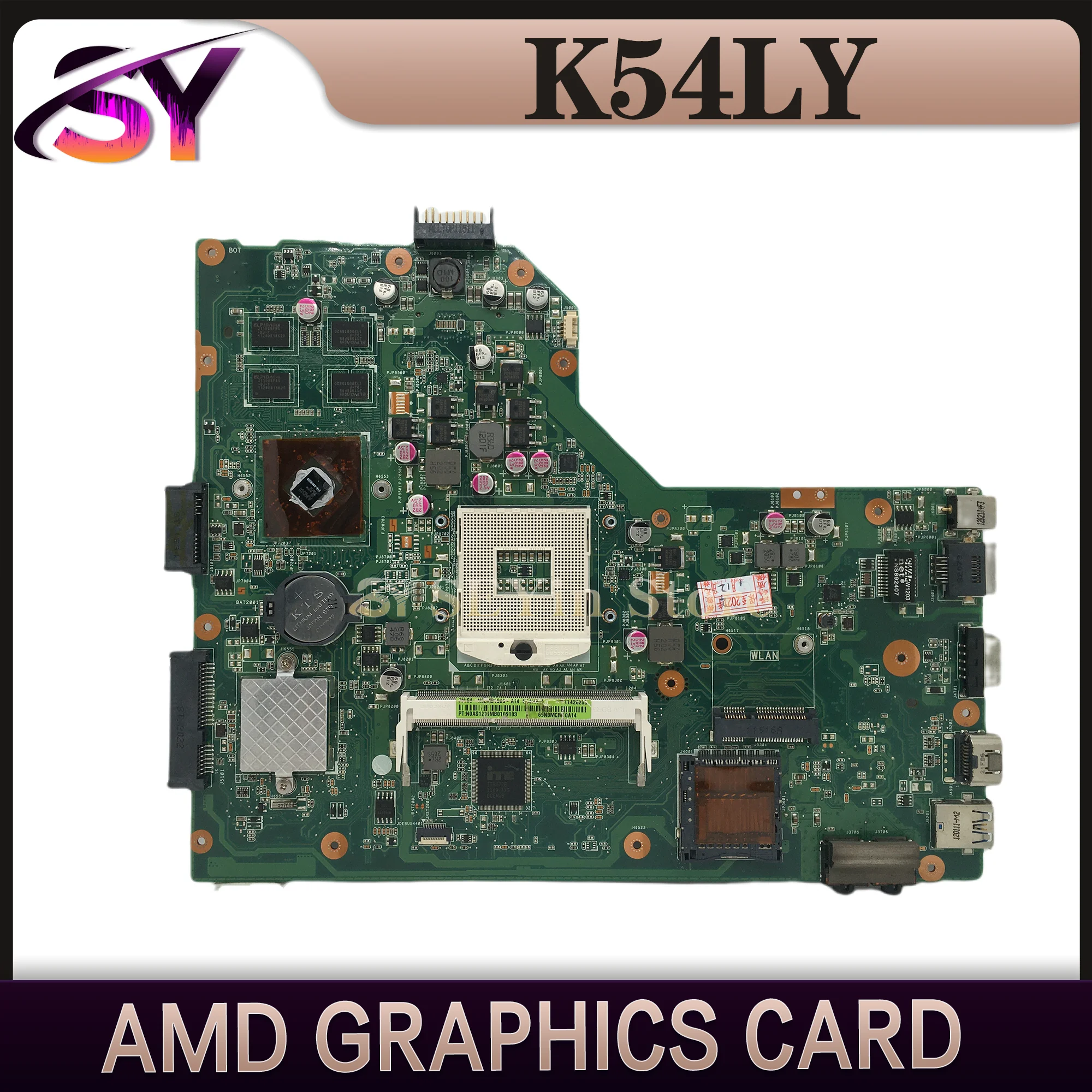 K54HR Mainboard For ASUS K54HR X54HR X54HY K54LY Laptop Motherboard I3-2350M Support i3 i5 PM