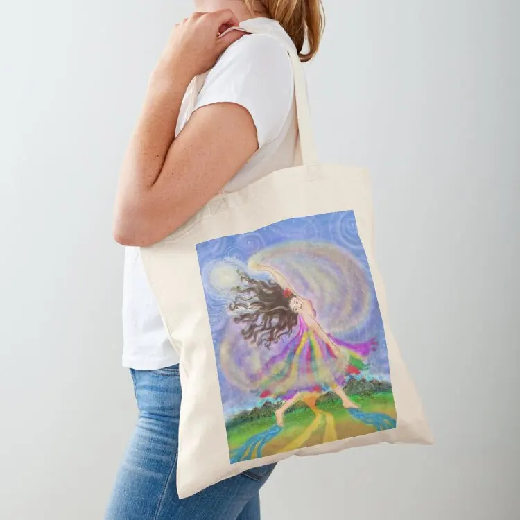 Spiral Dance Tote Bag canvas tote hand bag Portable shopping bag great