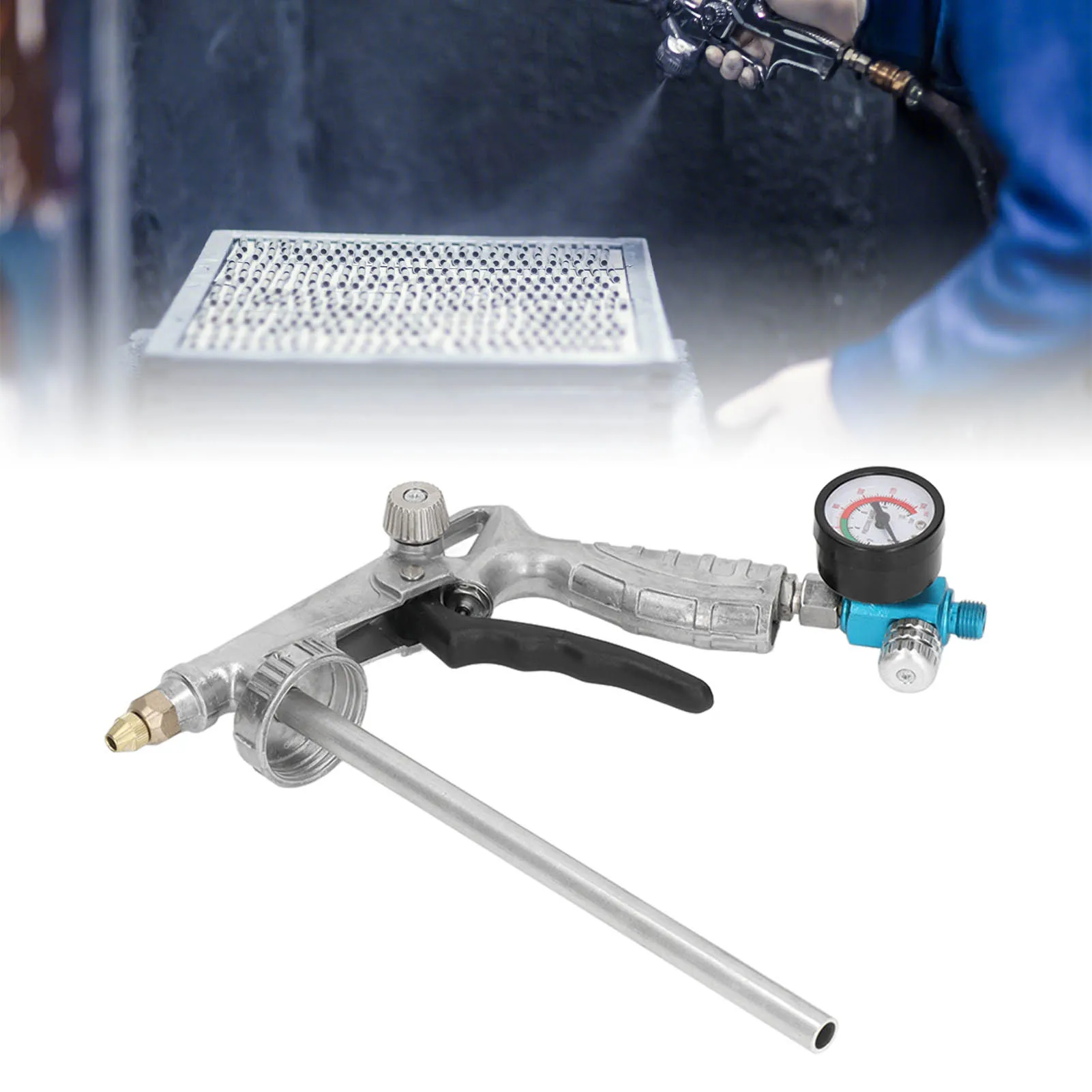 

Automotive Pneumatic Sprayer Gun Aluminum Alloy Adjustable Pressure Undercoating Gun for Automotive Rust Pneumatic Sprayer