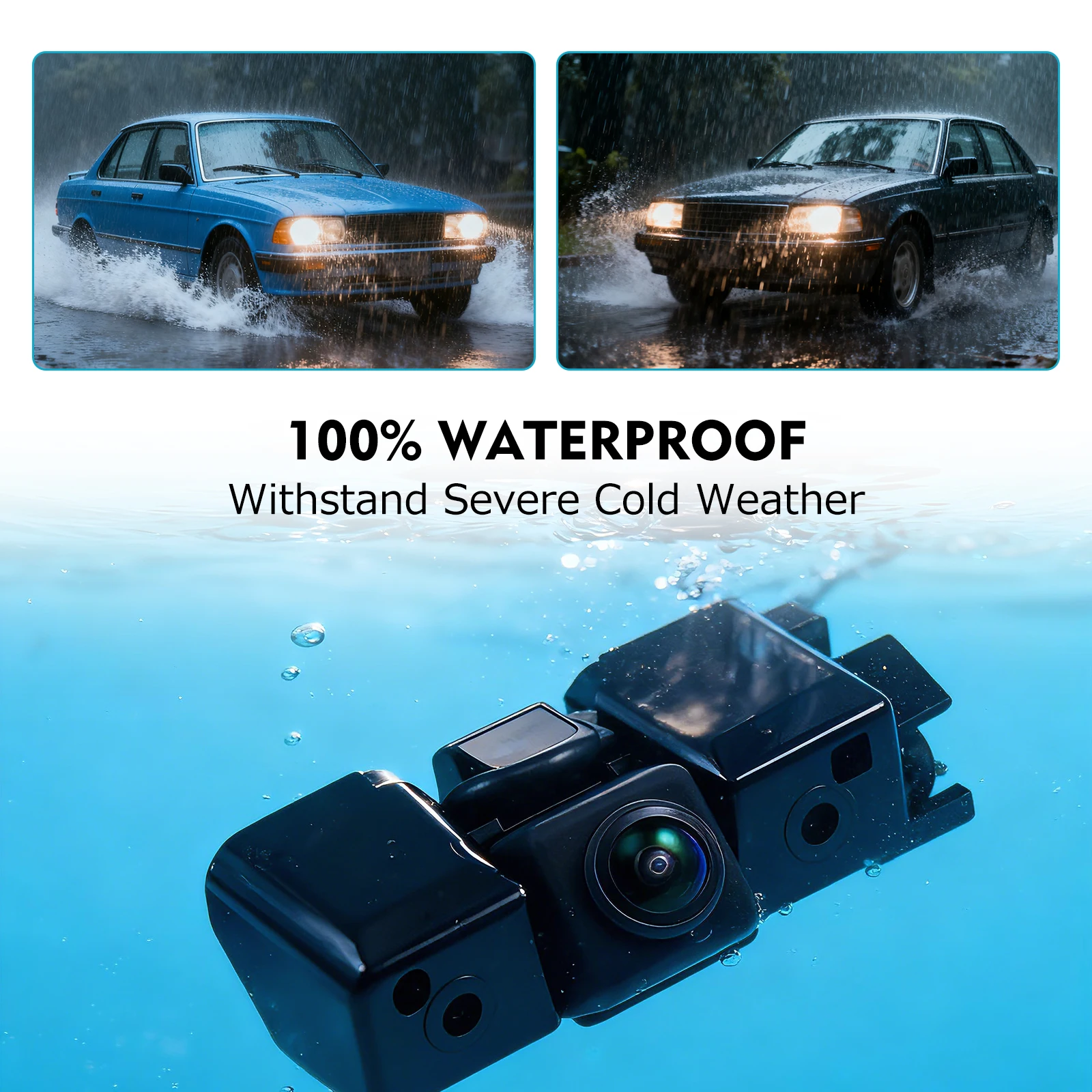 HD Backup Rear View Camera 170° Wide Angle Color Night Vision Parking Guide Line for Chevy Silverado GMC Sierra 1500 2500 3500 2014-2015 OE 23306741 22803702