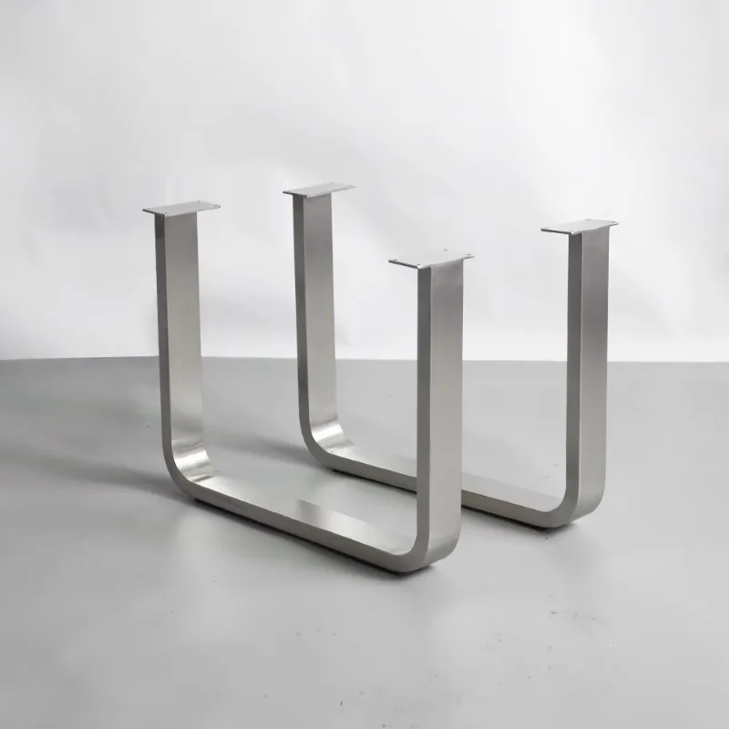 Stainless Steel Coffee Table Legs U-shaped Table Legs Marble Solid Wood Table Support Legs Tables Supports Hardware Base