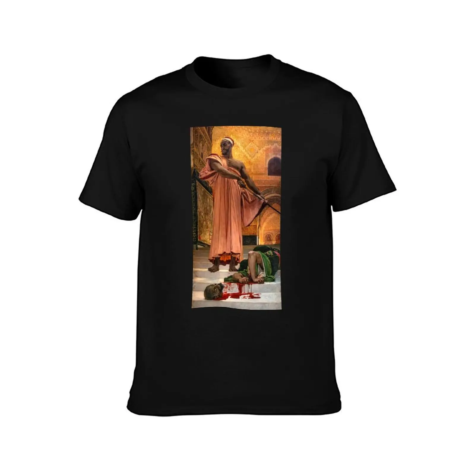 Execution Without Hearing Under the Moorish Kings of Granada- Henri Regnault T-Shirt Soft Touch Basic Cotton T-Shirt