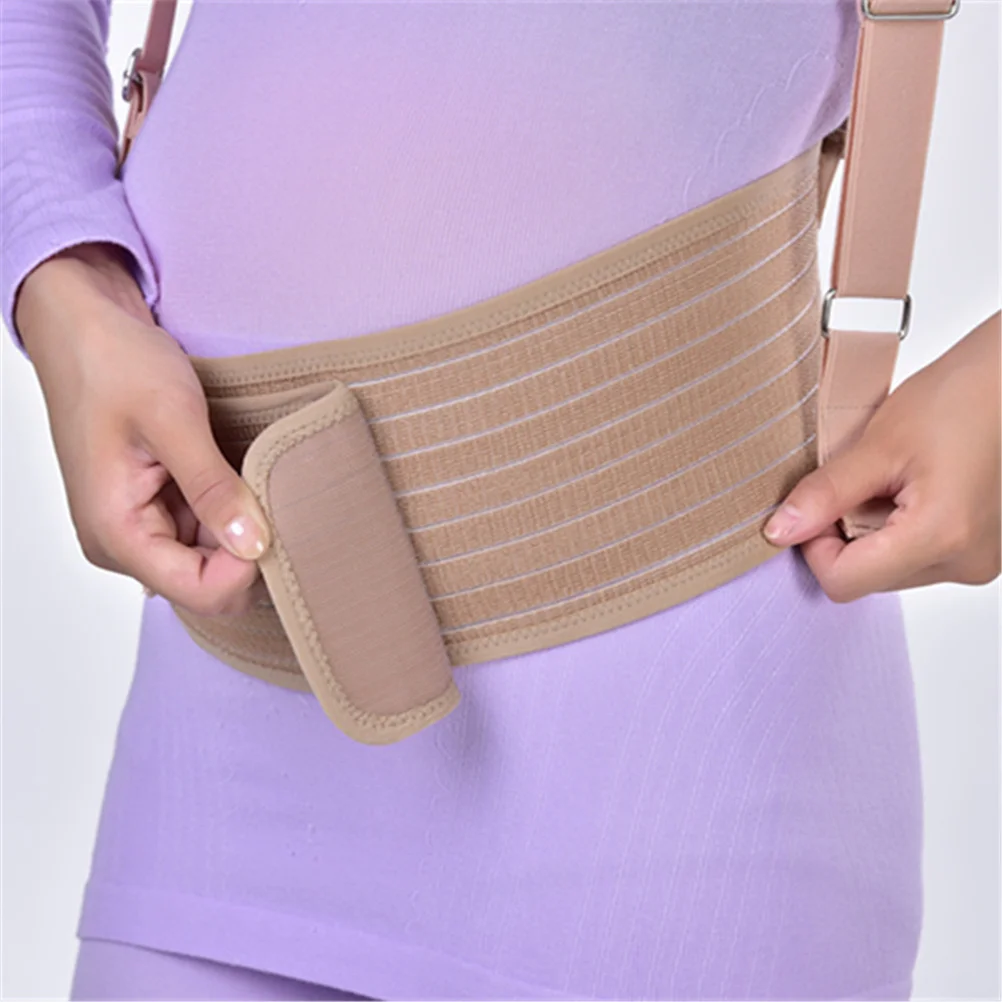 حزام حماية الجنين - -07 مقاس Xl قابل للتنفس للارتداء اليومي ودعم الحمل وضغط البطن ودعامة الظهر